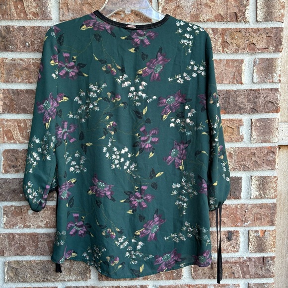 Ívanka trump Green Floral Print Women Top - Picture 6 of 6